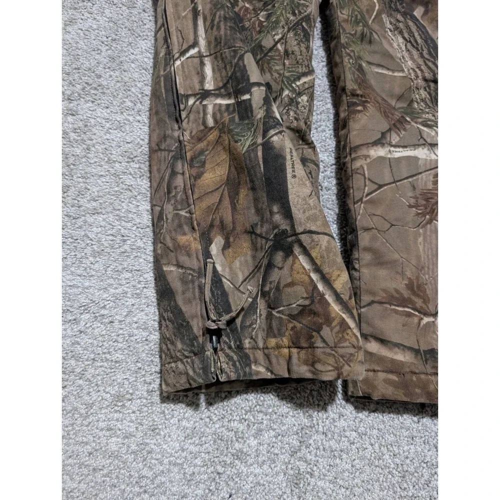 Russell Outdoors Bib Overalls Youth XL Camo Flintlock Insulated Hunting Realtree